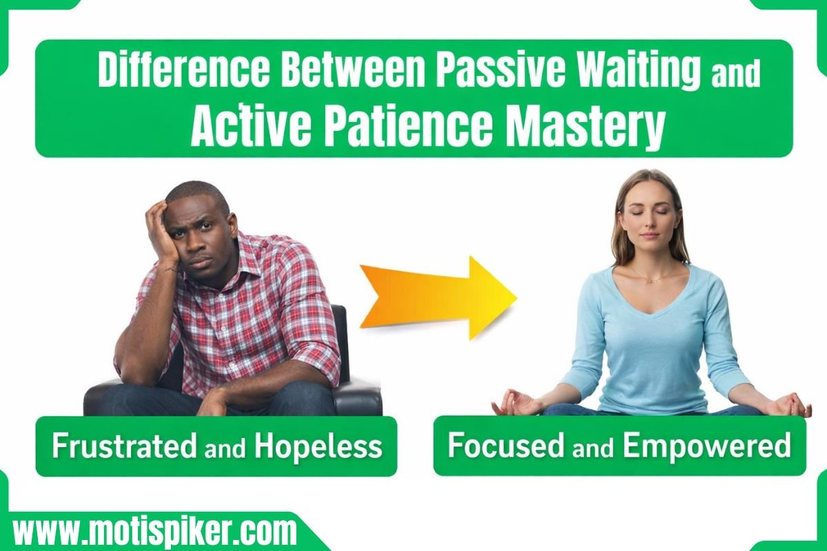 Difference Between Passive Waiting and Active Patience Mastery 2026 | Motispiker